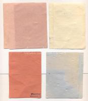 Német 3. Birodalom 1943. 1/8L (2x) + 1/4L + 1/2L (3x) + 1L (2x) beváltására alkalmas tejjegyek T:veg...