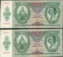 1936. 10P (2x) egymás utáni sorszámmal! T:I