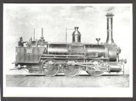 Régi vonatok modern fotók / old locomotives photos 12 db