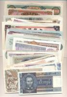 100db vegyes világpénz, közte Kína égetési pénzek ios, főleg UNC-os bankjegyek! 100pcs of mixed paper money mostly with UNC ones and some Chinese Hell banknotes