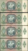 1936. 10P (9x) egymás utáni sorszámmal! T:I,I-
