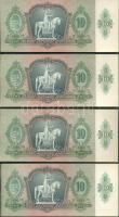 1936. 10P (23x) egymás utáni sorszámmal! T:I,I-