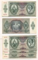 1936. 10P (5x) 4db egymás utáni + 1db közeli sorszámmal! T:I-