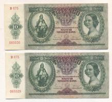 1936. 10P (2x) egymás utáni sorszámmal! T:I-