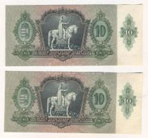 1936. 10P (2x) egymás utáni sorszámmal! T:I-