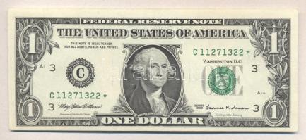 Amerikai Egyesült Államok 1999. 1$ "C*" sorozat T:II/II- USA 1999. 1$ "C*" serie C:XF/VF