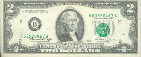 Amerikai Egyesült Államok 1978. 2$ "B" sorozat T:II USA 1978. 2$ "B" serie C:aXF