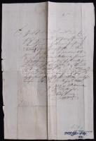 1841 Cseh királyság útlevél / 
1841 Kingdom of Bohemia paspport