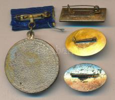 DN. "MÁV" 4db klf jelvény és kitűző T:2