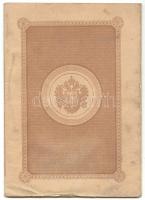 1895 Tione olasz nyelvű osztrák-magyart útlevél / 
1895 Italian language passport issued in Tiento