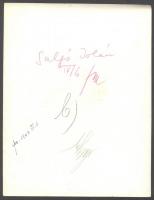 1943 Vadas Jenőné Salgó Jolán (1910-1978): Parasztember fotója. Jelzett 17x22 cm