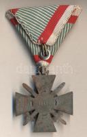 1942. A Tűzkereszt I. fokozata szalaggal és miniatűrrel T:2
Hungary 1942. Hungarian Fire Cross 1st c...