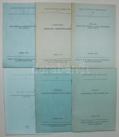 Magyar Névtani Dolgozatok: 6db névtani kiadvány: Gondolatok a személynévadásról, Zala megye helységneveinek rendszere, stb.