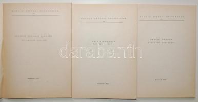 Magyar Névtani Dolgozatok: 9db magyarországi helynévtörténeti kiadvány