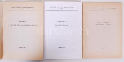 Magyar Névtani Dolgozatok: 10db erdélyi helynévtörténeti kiadvány