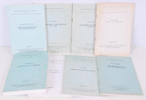 Magyar Névtani Dolgozatok: 8db erdélyi személy- és helynévtörténeti kiadvány