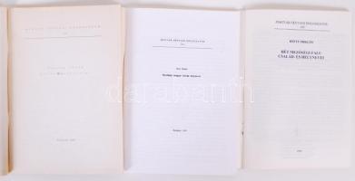 Magyar Névtani Dolgozatok: 8db erdélyi személy- és helynévtörténeti kiadvány