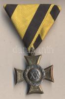 Osztrák-Magyar Monarchia 1913-1918. "Katonai Legénységi Szolgálati Jel I. osztálya" szalaggal T:2 Austro-Hungarian Monarchy 1913-1918. "Military Service Medal 1st class" with ribbon C:XF