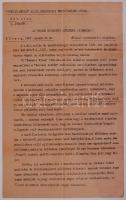 1927. jan. 31. A kőszegi Hunyadi Mátyás M. Kir. (Katonai) Reáliskolai Nevelőintézet igazgatójának a ...