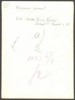 1943 Spronz Károly (1927-): Parasztember. Hátoldalt jelzett 18x24 cm