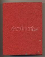 1975. "Magyar Néphadsereg Gépkocsiszín - 1945-1975" Br plakett fa talapzaton T:2