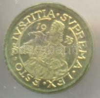 DN. "Iusticia -San Marino" modern mini Au pénz 0.333 minőségű T:BU Eredeti vákuum csomagol...