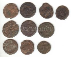 Római Birodalom / Vegyes tétel 10db follis pénzzel T:vegyes