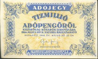 1946. 10.000.000AP T:I(apró sarokhajlás)