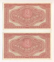 1920. 2K "2ab" (2x) egymás utáni sorszámmal T:I