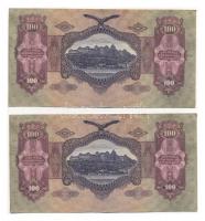 1930. 100P (2x) egymás utáni sorszámmal T:I-