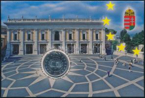 2007. 50Ft "Római Szerződés" elsőnapi veret számozott emléklapon T:BU Csak 12000db!