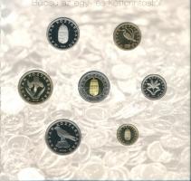 2008. 1Ft-100Ft 7 klf db, "Búcsú az egy- és kétforintostól" dísztokos szettben T:PP Csak 4...