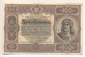 1920. 100K "Orell Füssli Zürich" T:II,II- fo.