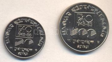1985. 20Ft + 100Ft "FAO" pár T:BU