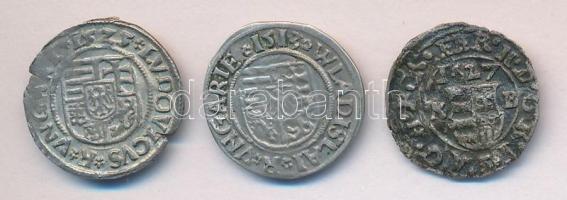 1513. Denár Ag "II. Ulászló" (0.55g) T:2
Huszár 811., Unger I 646.c.
1525KB Denár Ag &quot...