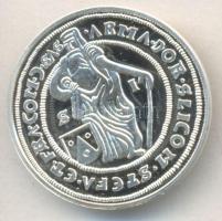 DN. Történelmi féltallérok utánveretben "Joachimsthaler féltallér" Ag (10,37g/0.999) T:PP Tanúsítvánnyal, csak 2000db!