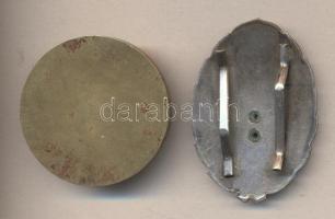 Katonai Felderítő Hivatal Br érem (38mm) + Szolnoki Repülőiskola zománcozott fém jelvénye T:2