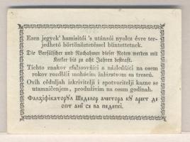 1849. 30Kr "Kincstári utalvány" T:I-