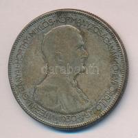 1930. 5P Ag "Horthy-jobbra" T:3