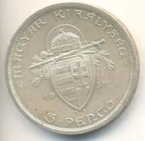 1938. 5P Ag "Szent István" T:2