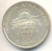 1938. 5P Ag "Szent István" T:2