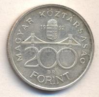 1992. 200Ft Ag "MNB" (2x) T:2