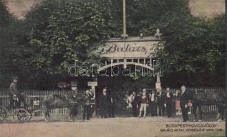 Budapest II. Hűvösvölgy, Balázs Antal vendéglője anno 1921 (cut)