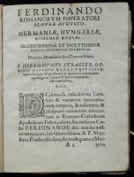 Hieronymus Strasser: Dux Fratrum Minorum Bohemia cca 1624. Kissé sérült, vaknyomott egészbőr kötésben / Full leather binding with small faults 80p.