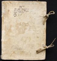 Hieronymus Strasser: Dux Fratrum Minorum Bohemia cca 1624. Kissé sérült, vaknyomott egészbőr kötésbe...