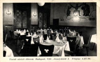 Budapest VIII. Tinódi söröző étterem (EB)