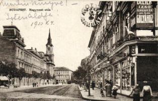 Budapest VI. Nagymező utca, Bleiln Izsó Gólya Áruháza (EK)