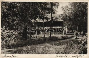 Budapest III. Római fürdő, vendéglő (fa)