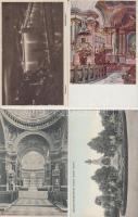 5 db régi, magyarországi városképes lap, egy kivételével mind használatlan