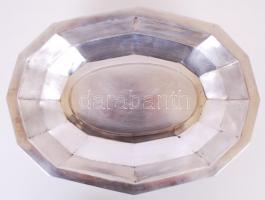 Art deco gyümölcsöstál, ezüst (Ag.), jelzett (HI mesterjel, Dianás 800-as, 1867-1937), nettó: 440 g,...